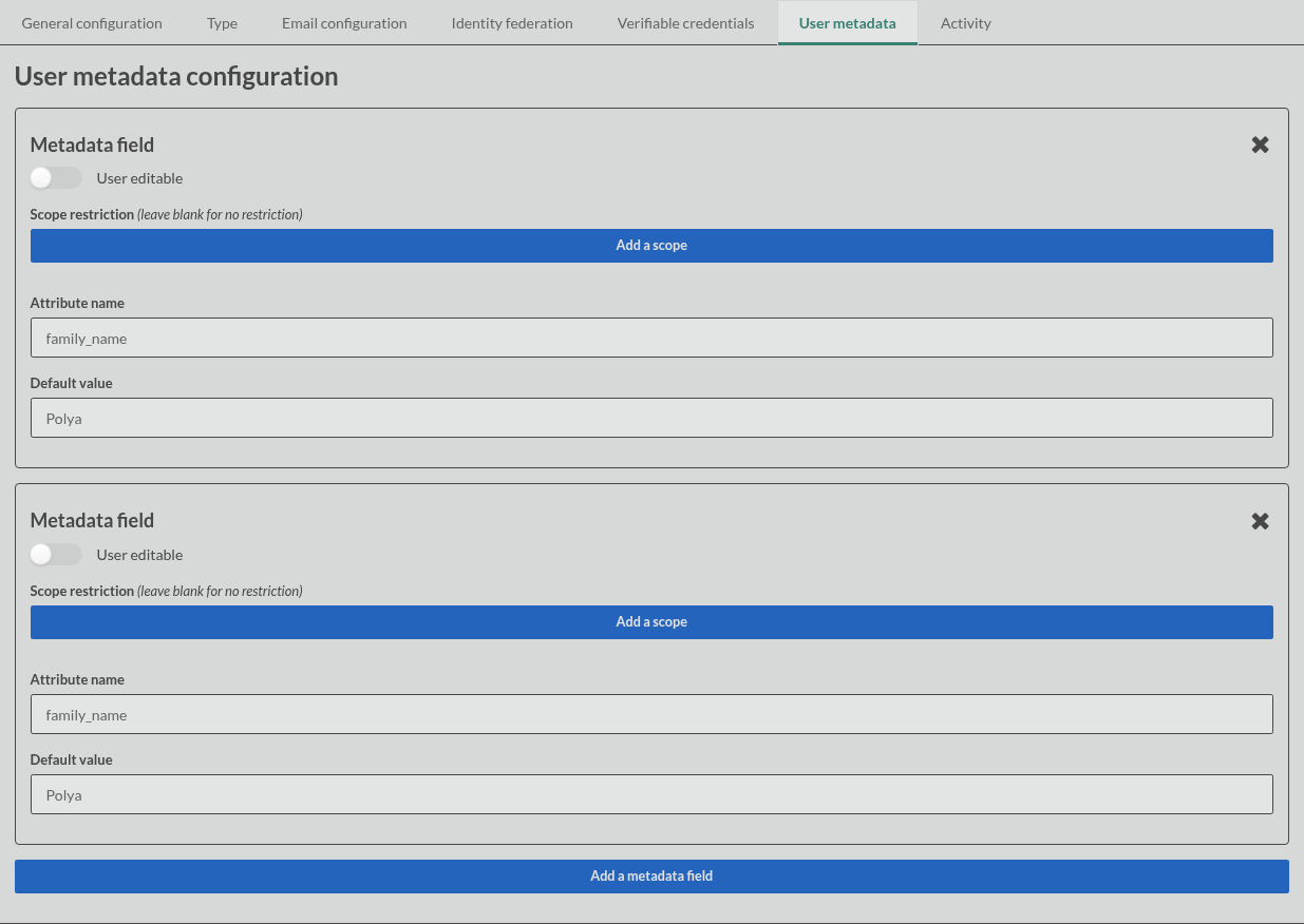 backend form